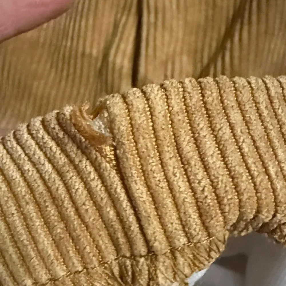 Casual Tan Corduroy Mini Skirt